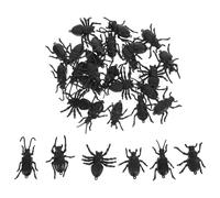 HONITANO 30pcs Fake Bug Toys: Artificial Insect Figurines Mini Simulated Animal Model Plastic Bug Toys for Insect Themed Garden Party Goody Bag Filler