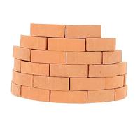 HONITANO 30pcs Miniature Brick Models DIY Fake Bricks for Sand Table Decoration Smooth Surface for Craft Building Compact Micro Landscape Decor