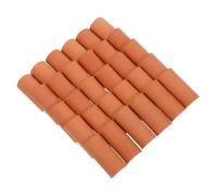 HONITANO 30pcs Miniature Roof Tiles for Model Building DIY Crafts Realistic Brick Tile Accessories for Dollhouses Architectural Projects and Landscaping Safe Material