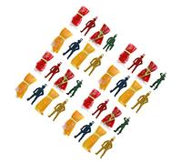 HONITANO 30Pcs Parachute for Flying Soldier Figures Slow Outdoor Fun Boys and Enhancing Creativity and Motor Skills Random Color