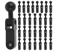 HONITANO 30pcs Spherical Joint Mic Arm Connector: Plastic Ball Head for Podcast Microphone Mount - 17.4mm/0.68in Desk Clamp Boom Arm Articulating Replacement