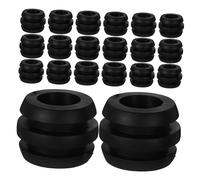 HONITANO 32pcs Foosball Machine Bumper Pads Rubber Rod Bearings Table Football Accessories Replacement Gaskets for Smooth Rod Rotation and Shock Absorption