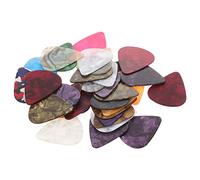 HONITANO 32pcs Guitar Picks Durable Plectrums for Acoustic Electric Bass Ukulele to Thickness Options Unique Patterns for Musicians