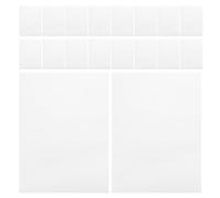 HONITANO 35pcs Braille Learning Tools Braille Writing Tool Writing Papers Blind People Supplies White