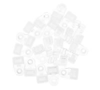 HONITANO 35pcs Wardrobe Fixing Buckle Glass Holder Clips Glass Panel Retainer Clamp Window Retainer Clips Cabinet Retaining Clamps Wall Mirror Transparent