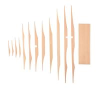 HONITANO 36-inch Acoustic Guitar Brace Kit with Spruce Wood Support Pieces for DIY Guitar Build and Structural Soundboard Repair