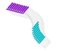 HONITANO 36pcs Translucent EVA Pill Organizer Bags with Slide Lock Compact Reusable Medicine Storage Pouches for Travel Multipurpose Small Item Holders for Jewelry Coins and Pills