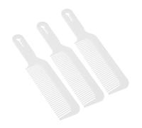 HONITANO 3pcs Anti-static Hairdressing Comb Set Household Hair Styling Tools White for Salon and Home Use