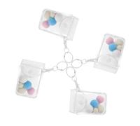 HONITANO 3pcs Clear Doll Display Bags Transparent PVC Organizer with Keychain Zipper Case for Mini Figure Collectors Protective Storage Carrying Pouch with Multiple Carrying Options