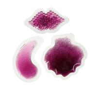 HONITANO 3pcs Cold Compress Hot Compress Ice Packs for Eye Lip Facial Care Gel Pad Heat Gel Pack Use for Swollen Eyes and Skin Recovery