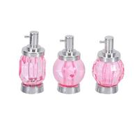 HONITANO 3pcs Dollhouse Mini Perfume Bottles - Pretend Play House Cosmetic Bottle Models - Miniature Collectible Tiny Furniture Models Silver