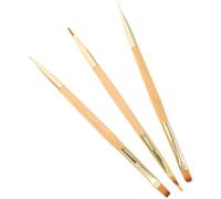 HONITANO 3pcs Double-Ended Nail Art Design Pen Set Thin Sculpting Brush for Manicure Multi-Functional Nail Drawing Tools for Precise Art and Shaping for Home and Professional Use
