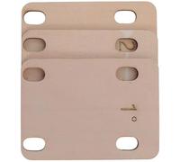 HONITANO 3pcs Durable Bass Guitar Neck Shims Gasket Replacement for Enhanced Sound Compact and Lightweight Guitar Accessories Options Essential Supplies for Guitarists