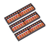 HONITANO 3pcs Educational Abacus Portable Arithmetic Counting Tool Lightweight Mental Math Trainer for Brain Development