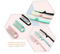 HONITANO 3Pcs Folding Hair Brush for Travel Portable Soft Tooth Combs for Women Men Suitable for Wet Dry Thick Curly Hair