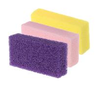 HONITANO 3pcs Foot Scrubber PU Foam Callus Remover with Dual-Sided Rough and Fine Surfaces for Exfoliating Dead Skin and Smoothing Heels Ergonomic Lightweight Foot Care Tool for Bathroom