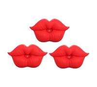 HONITANO 3pcs Funny Lip Pacifiers for Boy Girl Silicone Comforting Soothers Creative Toy for Laughs and Comfort