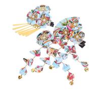 HONITANO 3pcs Japanese Hair Clips Elegant Floral Tassel Kimono Hair Accessories Traditional Hanfu Barrettes for Women Cultural Heritage Inspired Designs