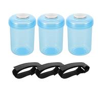HONITANO 3pcs Leakproof Reed Soaking Cups for Clarinet and Oboe with Plastic Material and Lid, Enhances Performance Stability and Simple Maintenance, for Student Practice and Travel