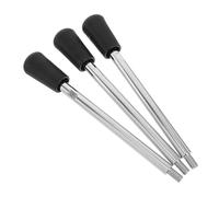 HONITANO 3pcs M8 Thread Industrial Clamping Handle Knob for Lathe Machines, Metal Revolving Crank Arm Handwheel Grip for Workshop Tool Accessories