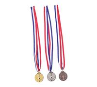 HONITANO 3pcs Metal Award Medals Small Gold Silver Bronze Sports Prize Awards for Competition Winners Lightweight Sports Day Adults
