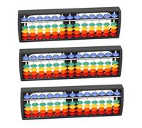 HONITANO 3pcs Plastic Abacus for Lightweight Educational Math Tool for Early Arithmetic Learning Mental Calculation Counting Practice for Boys