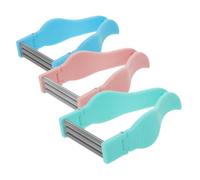 HONITANO 3pcs Portable Facial Hair Remover Manual Epilator for Women Lightweight and Durable Face Hair Removal Tool Safe for All Skin Types Includes Blue Pink Green