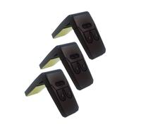 HONITANO 3Pcs Refrigerator Safety Locks for No Drill Fridge Cabinet Door Locks Childproof Protection Preventing Pinch Injuries Easy to Install Brown