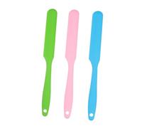 HONITANO 3pcs Reusable Silicone Wax Sticks Non-stick Wax Applicator Spatulas with Hanging for Easy Use Body Areas