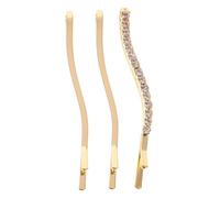 HONITANO 3pcs Rhinestone Hair Clips for Women Bling Decorative Bobby Pins Compact Lightweight Hair Jewelry Accessories Comfortable Wear Elegant Versatile Design