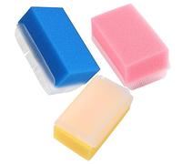 HONITANO 3Pcs Shower Bath Sponge Reusable Sensory Massage Brush for Durable Cleaning Supplies for Mothers and Daily Bathing