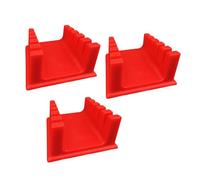 HONITANO 3pcs Silicone Soldering Stand, Helping Hands Soldering Station, Welding Clamp Holder Wire Bracket with 5 Slots Magnetic Base for Various Size Wire