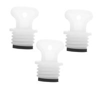 HONITANO 3pcs Small Hot Water Bottle Rubber Stopper Caps with Gaskets 21mm Replacement Hot Water Bag Stoppers and Adults Portable Warm Bottle Sealing Plugs