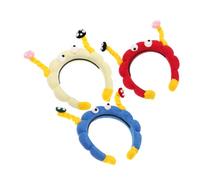 HONITANO 3pcs Spa Hair Hoop Cute Mushroom Design Makeup Hair Accessories Lightweight Skincare Headbands for Women Daily Use Parties Social Media Trends