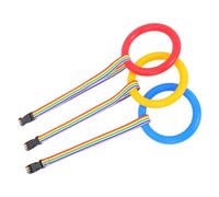 HONITANO 3pcs Toddler Walking Rope for Preschool with Handles, Anti-Lost Safety Harness Made of Plastic and Fiber, for Outings and Outdoor Group Activities to Keep Children in Line