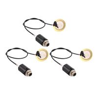 HONITANO 3pcs Universal Piezo Pickup Transducer for Ukulele Violin Mandolin Banjo Acoustic Guitar Instrument Microphone Contact Adhesive Music Pickup System