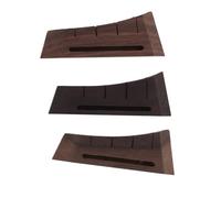 HONITANO 3pcs Wood Ukulele Bridge String Ukuleles Easy Install Musicians DIY Repairs Guitar Stage Performance Daily Practice