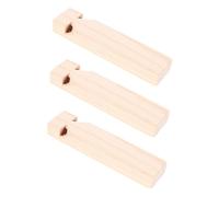 HONITANO 3pcs Wooden Train Whistles for DIY Painted Orff Musical Instruments Music Enhance Coordination Teamwork and Social Skills for Home Classroom Use