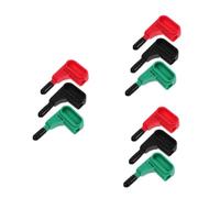 HONITANO 3sets Magnetic Test Probes Practical Multimeter Testing Tools for Circuit Measurement Quick Release Design Color Coded Probes Red Black Green for Easy Identification 3pcs*3