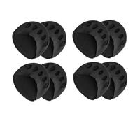 HONITANO 4 Pairs Thin Invisible Five-Toe Half Socks for Women Breathable Open Toe No Show Foot Pads Soft Toeless Socks for High Heels Spring Summer Comfort