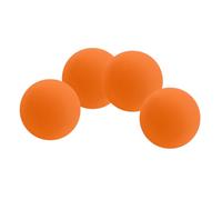 HONITANO 4 Pcs Rubber Squash Training Balls High Bounce Elastic Reaction Equipment for Adults Beginners Competition Portable Orange
