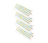 HONITANO 4 Sheets Ukulele Fretboard Note Stickers Finger Guide Decals Scale Markers for Beginners Learning Guitar Accessories Music Practice