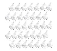HONITANO 40pcs Acrylic Guitar Pick Display Stand Organizer Clear Triangular Plectrum Holder for Home and Store Compact and Portable Guitar Picks Rack Sturdy Acrylic Music Accessory