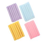 HONITANO 48pcs Compressed Facial Sponges Makeup Removal Pads Exfoliating Loofah Pads for Facial Cleansing Travel Portable Assorted Blue Pink Yellow Purple