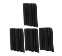HONITANO 4Pcs Acoustic Bass Trap Corner Panels Sound Absorbing Tiles Fire Resistant Soundproofing for Studio Home Office Recording