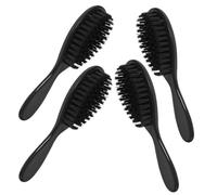 HONITANO 4pcs Beard Grooming Brush for Men Soft Bristle Face and Neck Hair Cleaning Tool Compact Barber Shop Accessory for Gentle Beard Care and Styling