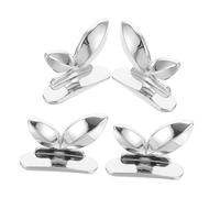 HONITANO 4pcs Butterfly Shape Toilet Lid Lifters with Handles Toilet Seat Lift Tool for Bathroom Hygiene and Easy to Clean Cover Handles for Home and Hotel Use