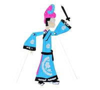 HONITANO 4pcs Chinese Traditional Shadow Puppet DIY Craft for Educational Painting Paper Material Cultural Art Early Learning and Creativity