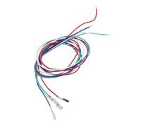 HONITANO 4pcs Colored Headshell Wire Replacement Cords for Turntable Phonograph Compatible with Various Stereo Record Players Easy Setup and Quick Identification for Home and Cafe Use