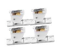 HONITANO 4pcs Curtain Pulley Repair Kit Bamboo Shade Locks Window Blind Replacement Accessories Easy Installation for Roller Shutter Venetian Blind Pulley